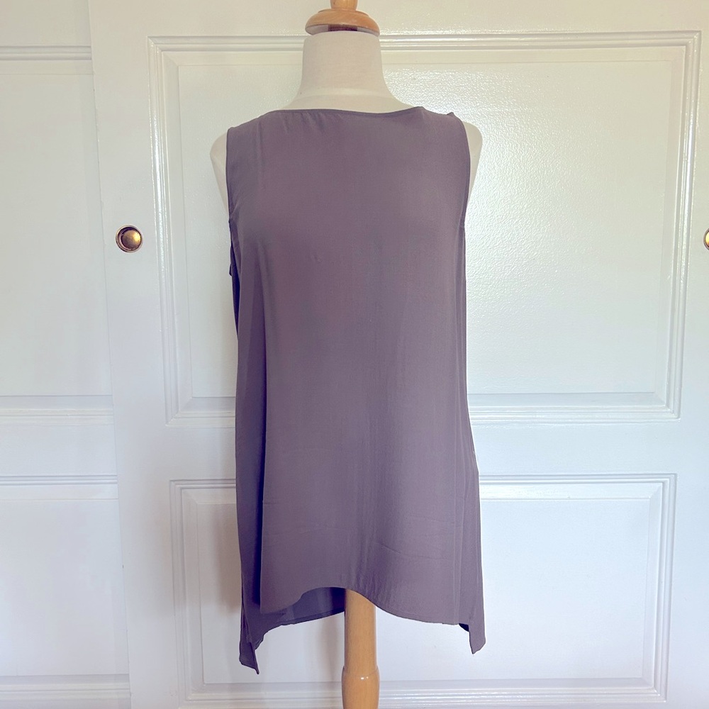 Silk scoop tank/tunic Eileen Fisher